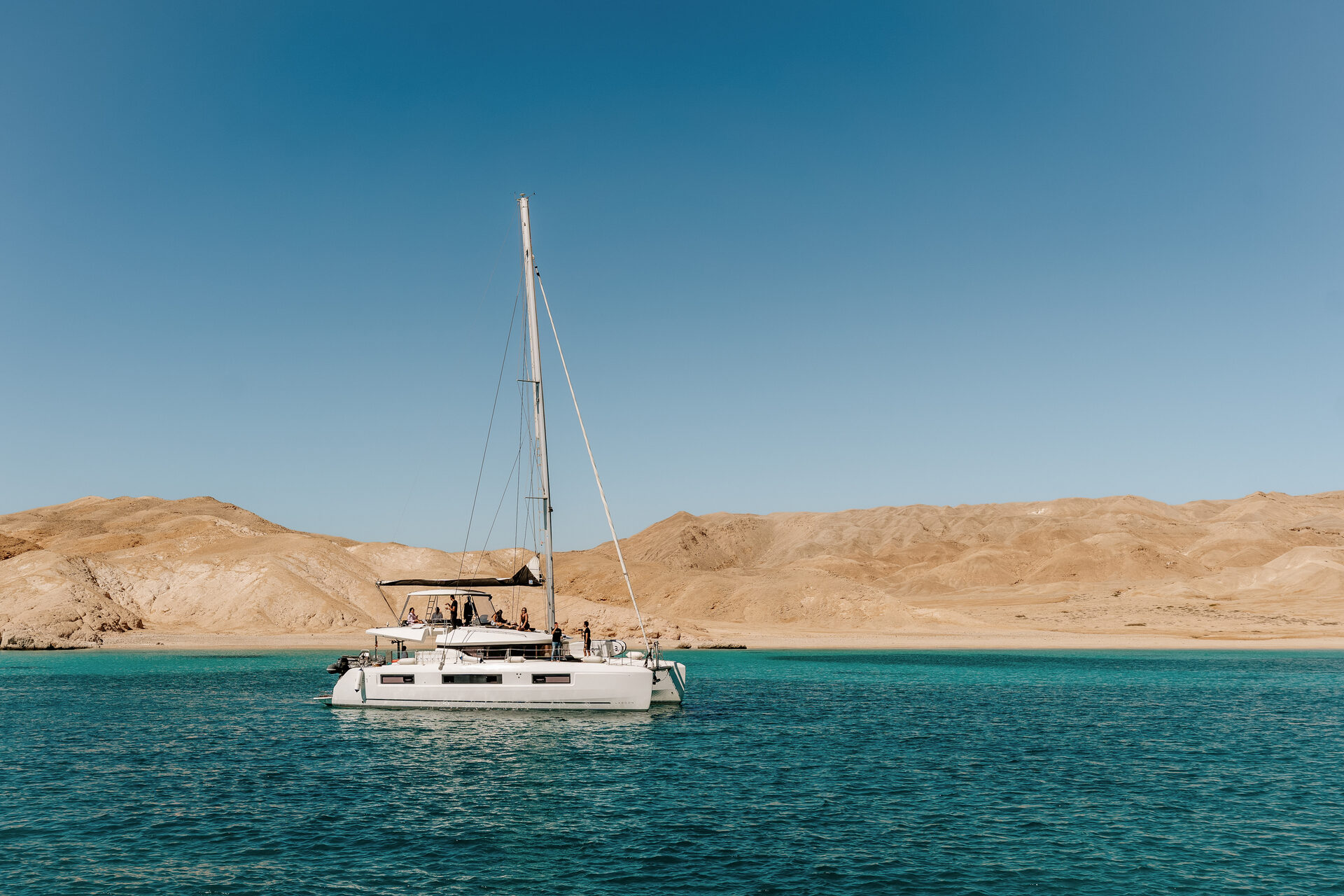 Anchored in the Red Sea