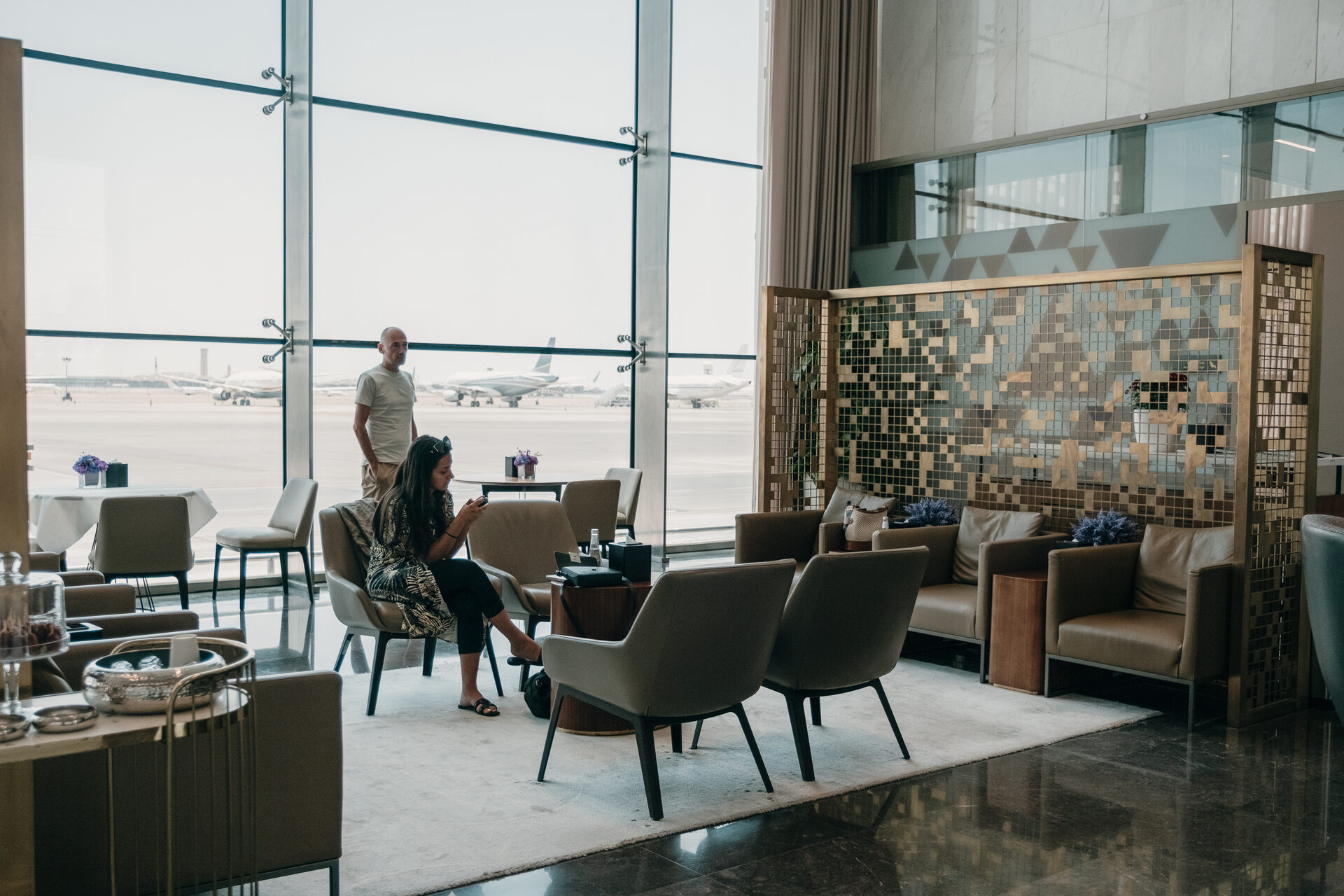 Private aviation lounge